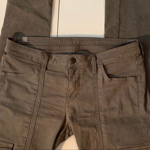 Citizens of Humanity army green cargo skinny jean!